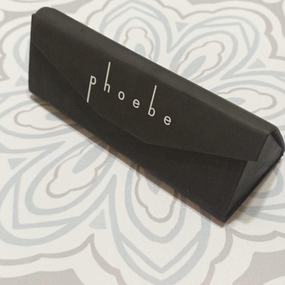 PHOEBE Eyeglasses Case flat tri fold Eyewear protection accessory